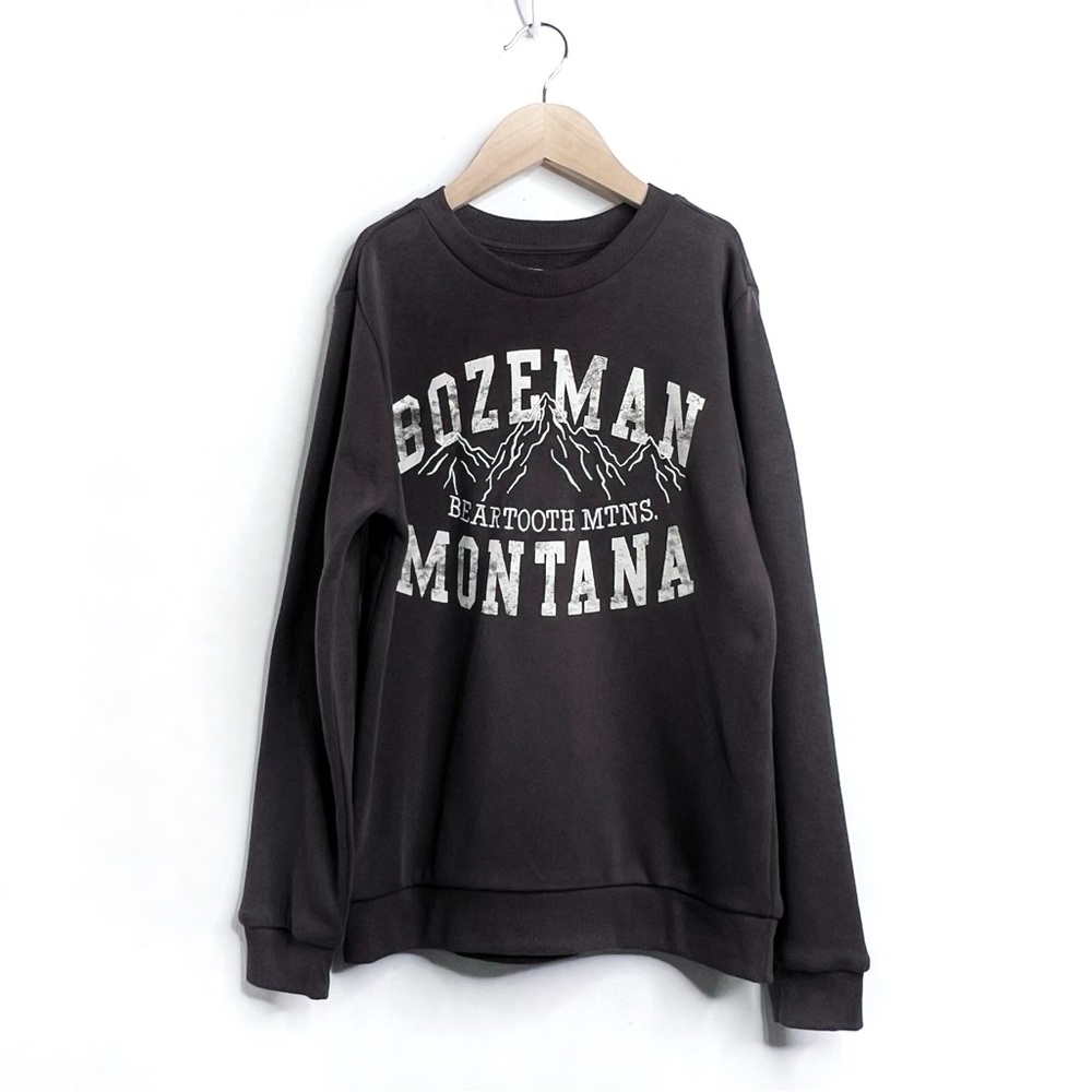 Grayson Threads The Label Kids Montana Graphic Sweatshirt Size M NEW
